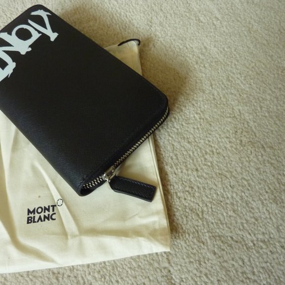MONT BLANC Sartorial Saffiano Leather Logo Wallet - Picture 11 of 14
